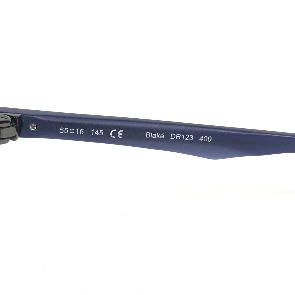 Dragon Eyeglasses Frames DR123 400 Blake Blue Square Full Rim 55-16-145